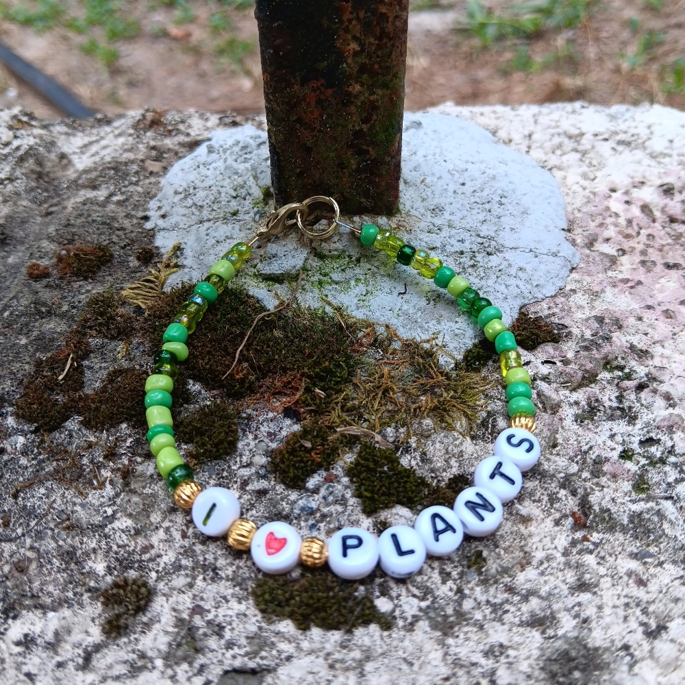 I love plants Handmade Bracelet - Picture 3 of 7